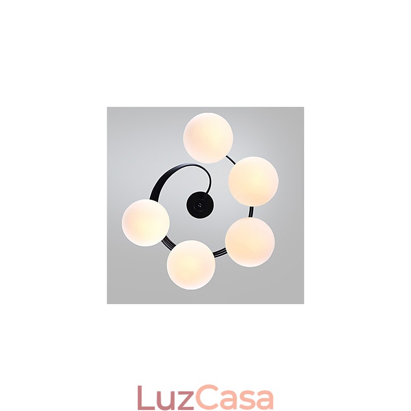 Luminárias pendentes modernas contemporâneas de metal