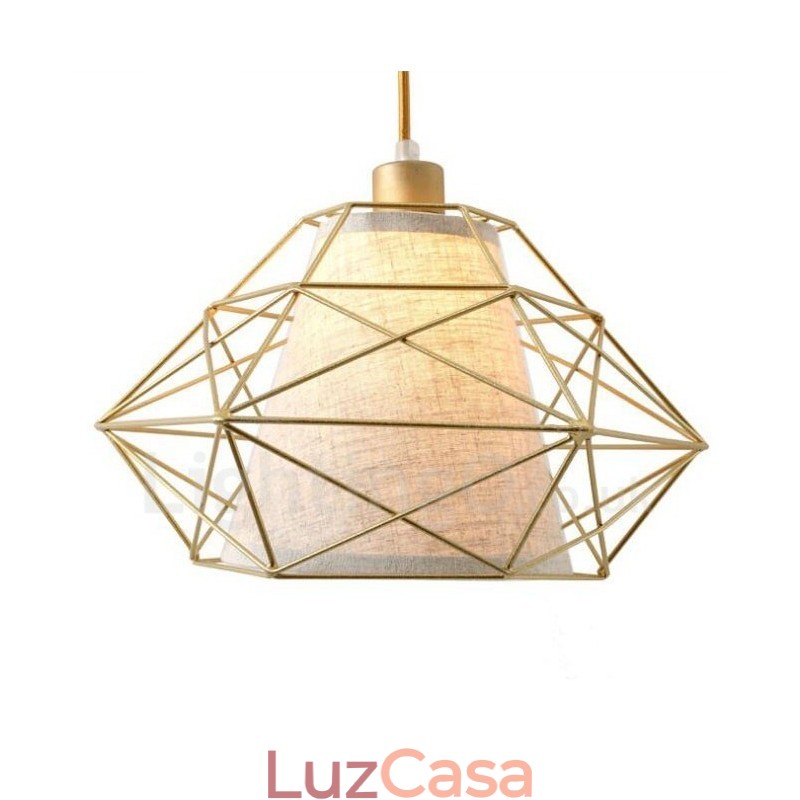 1 luz retrô vintage preto ferro pingente luz com cortinas de tecido