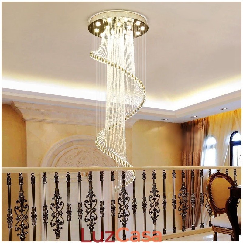 15 Luzes Modernas de Cristal Pendente de Teto Lustre Interno Luminárias Luminárias com Lâmpadas