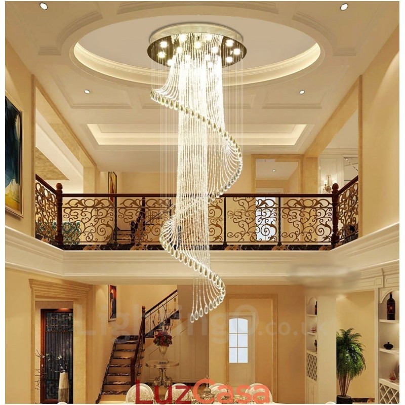 15 Luzes Modernas de Cristal Pendente de Teto Lustre Interno Luminárias Luminárias com Lâmpadas
