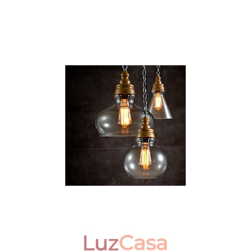 3 Luzes Modernas Contemporâneas Mini Estilo Metal Lustre Pendente Luz