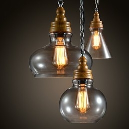 3 Luzes Modernas Contemporâneas Mini Estilo Metal Lustre Pendente Luz