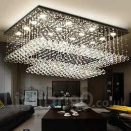 Luminária pendente de cristal moderna para teto, lustre interno, luminárias e acessórios