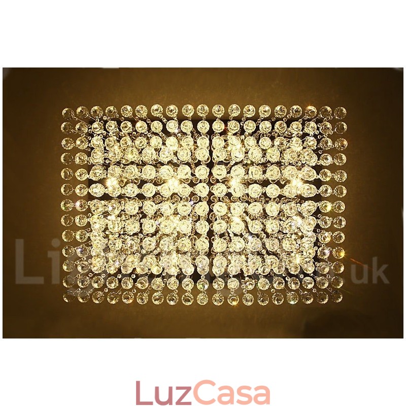 Luminária pendente de cristal moderna para teto, lustre interno, luminárias e acessórios