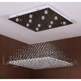 Luminária pendente de cristal moderna para teto, lustre interno, luminária de iluminação