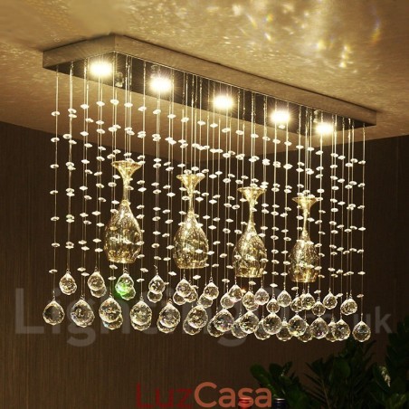 5 luzes modernas de cristal pingente de teto luz lustre interno lâmpadas de iluminação luminária 5 luzes modernas de cristal pingente de teto luz lustre interno lâmpadas de iluminação luminária