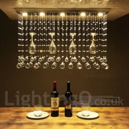 5 luzes modernas de cristal pingente de teto luz lustre interno lâmpadas de iluminação luminária