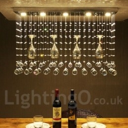 5 luzes modernas de cristal pingente de teto luz lustre interno lâmpadas de iluminação luminária