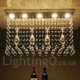 5 luzes modernas de cristal pingente de teto luz lustre interno lâmpadas de iluminação luminária