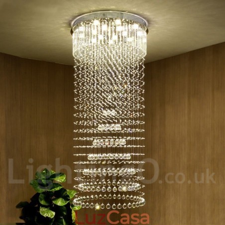 Luminária pendente de cristal moderna para teto, lustre interno, luminárias e acessórios Luminária pendente de cristal moderna para teto, lustre interno, luminárias e acessórios
