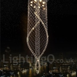 Luminária pendente de cristal moderna extra grande para teto, lustre interno, luminárias e acessórios