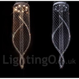 Luminária pendente de cristal moderna extra grande para teto, lustre interno, luminárias e acessórios
