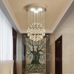 3 Luzes Modernas de Cristal Pendente de Teto Lustre Interno Luminárias Luminárias Luminárias