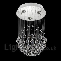 3 Luzes Modernas de Cristal Pendente de Teto Lustre Interno Luminárias Luminárias Luminárias