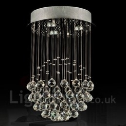 3 Luzes Modernas de Cristal Pendente de Teto Lustre Interno Luminárias Luminárias Luminárias