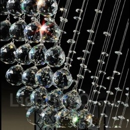 3 Luzes Modernas de Cristal Pendente de Teto Lustre Interno Luminárias Luminárias Luminárias