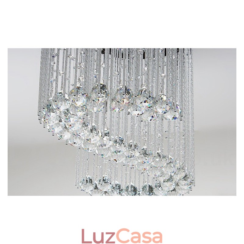 6 luzes modernas de cristal pingente de teto luz lustre interno iluminação lâmpadas luminárias