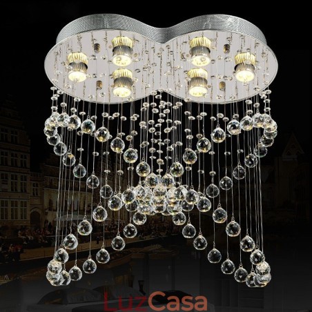 6 luzes modernas de cristal pingente de teto luz lustre interno iluminação lâmpadas luminárias 6 luzes modernas de cristal pingente de teto luz lustre interno iluminação lâmpadas luminárias