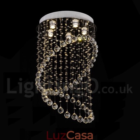 5 luzes modernas de cristal pingente de teto luz lustre interno iluminação lâmpadas luminárias 5 luzes modernas de cristal pingente de teto luz lustre interno iluminação lâmpadas luminárias