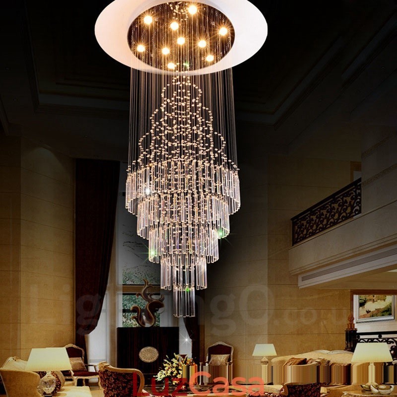 10 luzes modernas de cristal pingente de teto luz lustre interno iluminação lâmpadas luminárias