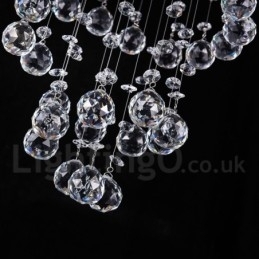 5 luzes modernas de cristal pingente de teto luz lustre interno iluminação lâmpadas luminárias