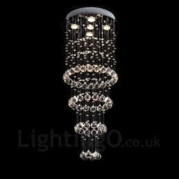 5 luzes modernas de cristal pingente de teto luz lustre interno iluminação lâmpadas luminárias