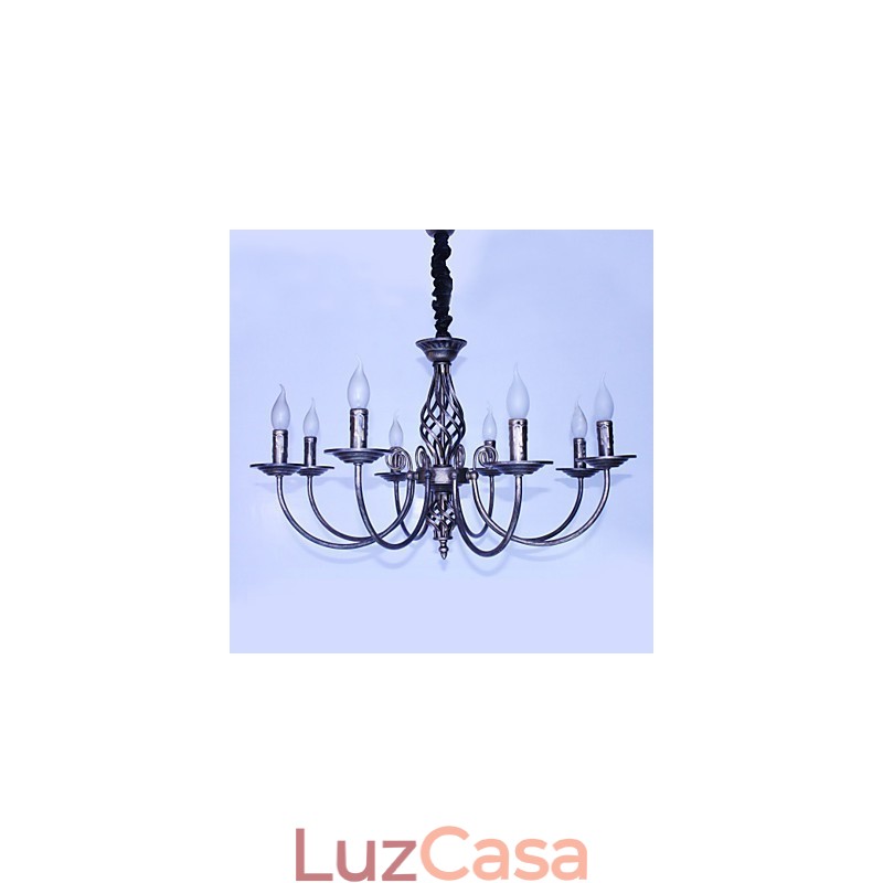 Retro Designers Candle Style Outros Lustre de Metal