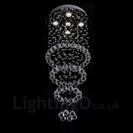 5 luzes modernas de cristal pingente de teto luz lustre interno iluminação lâmpadas luminárias