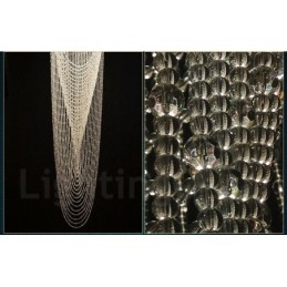 9 luzes modernas de cristal pingente de teto luz lustre interno iluminação lâmpadas luminárias