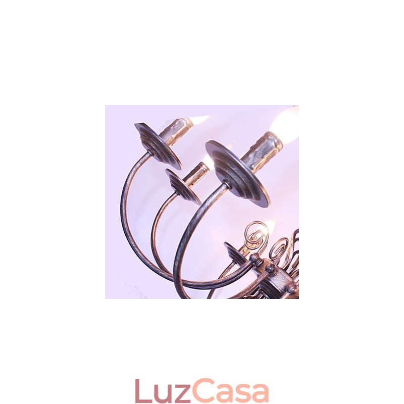 Retro Designers Candle Style Outros Lustre de Metal