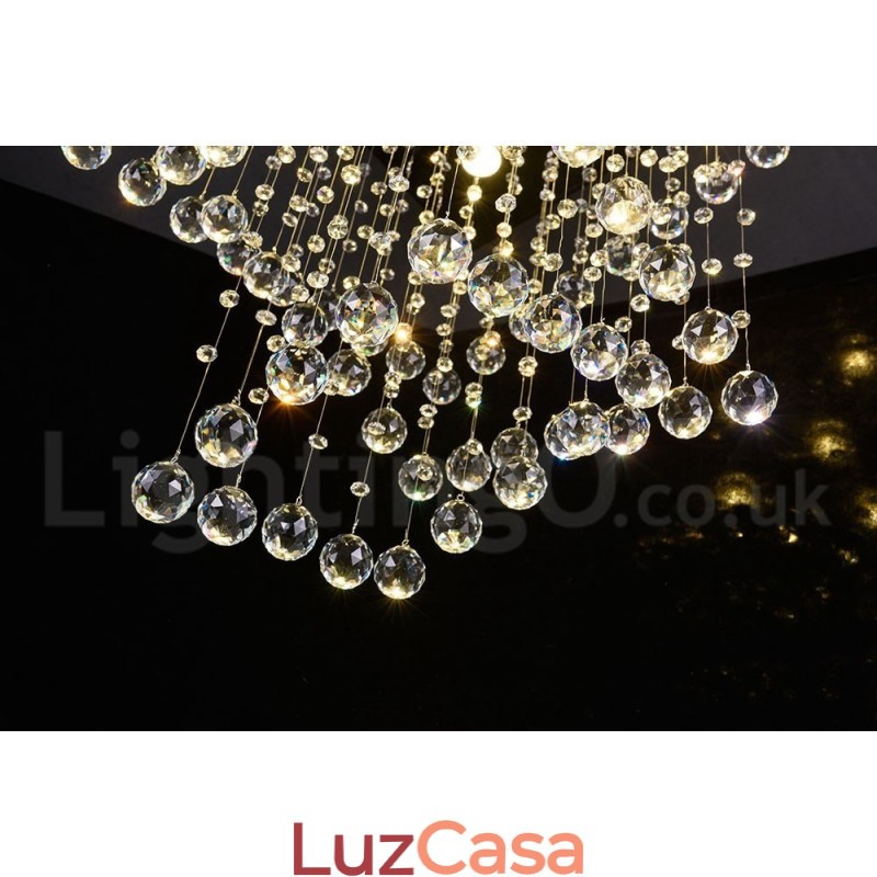 4 luzes modernas de cristal pingente de teto luz lustre interno iluminação lâmpadas luminárias