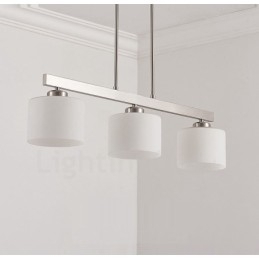 3 luzes modernas cromadas pendentes lustre interno luminárias suspensas para casa luminárias com cúpulas de vidro