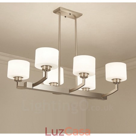 6 luzes modernas cromadas pendentes lustre interno luminárias suspensas para casa luminárias com cúpulas de vidro 6 luzes modernas cromadas pendentes lustre interno luminárias suspensas para casa luminárias com cúpulas de vidro
