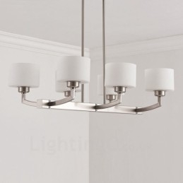 6 luzes modernas cromadas pendentes lustre interno luminárias suspensas para casa luminárias com cúpulas de vidro