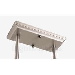6 luzes modernas cromadas pendentes lustre interno luminárias suspensas para casa luminárias com cúpulas de vidro