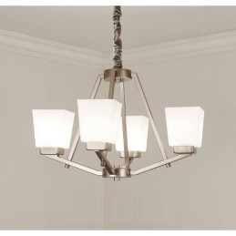 4 luzes cromadas pendentes luz interior lustre moderno casa pendurado iluminação lâmpadas luminárias com tons de vidro