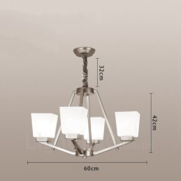 4 luzes cromadas pendentes luz interior lustre moderno casa pendurado iluminação lâmpadas luminárias com tons de vidro
