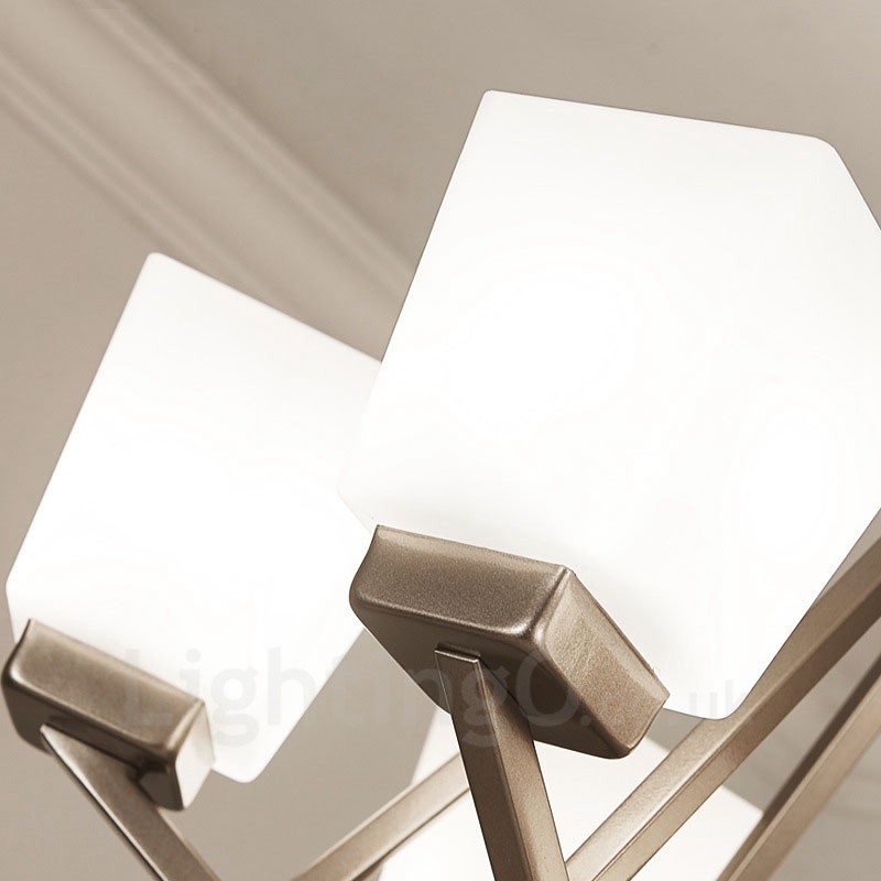 4 luzes cromadas pendentes luz interior lustre moderno casa pendurado iluminação lâmpadas luminárias com tons de vidro