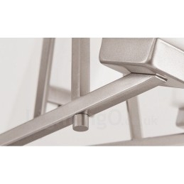 6 luzes cromadas pendentes luz interior lustre moderno casa pendurado iluminação lâmpadas luminárias com tons de vidro