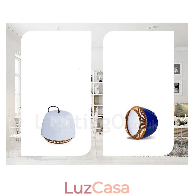 1 luz moderna contemporânea pendente com sombra preta, branca, vermelha e azul