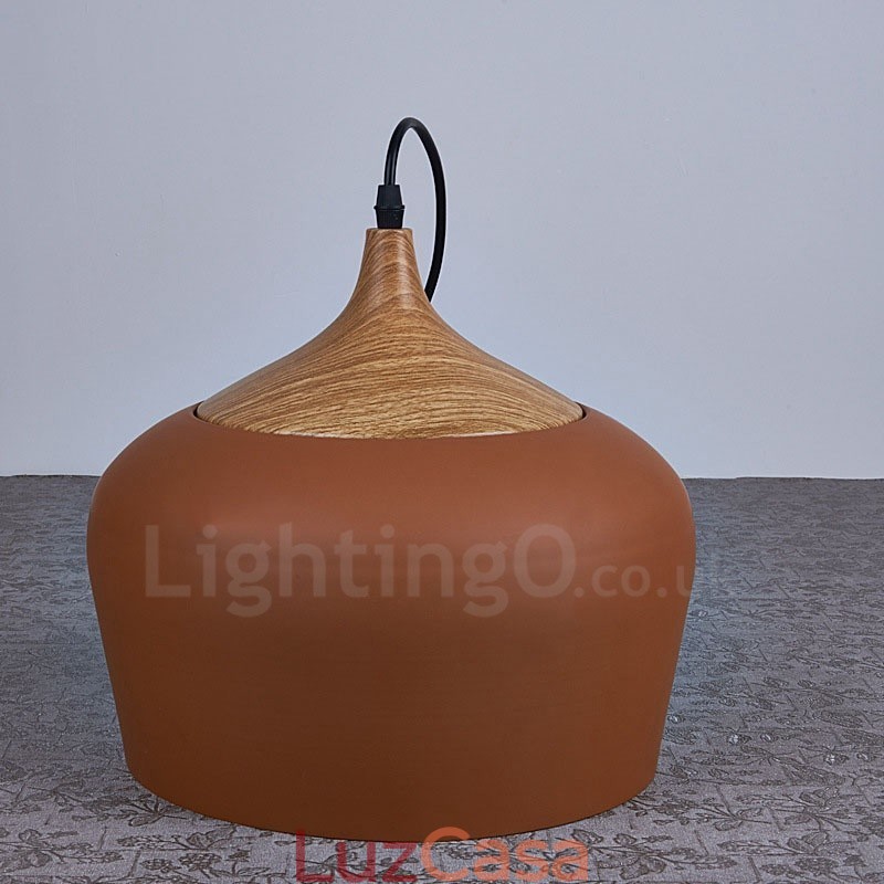 1 Luz Moderna Contemporânea Pendente Luminária Pendente com Sombra Branca Vermelha Azul