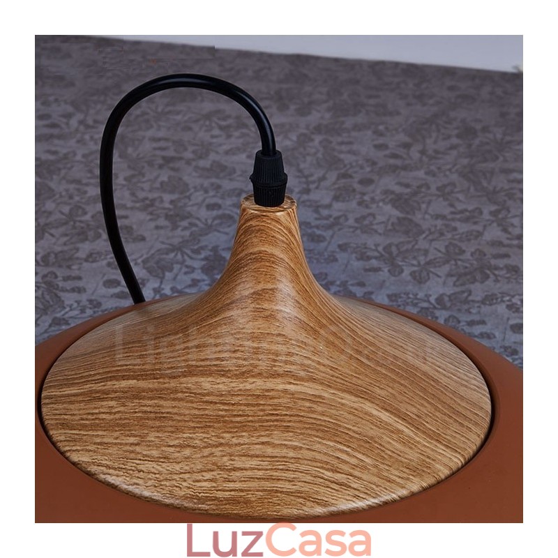 1 Luz Moderna Contemporânea Pendente Luminária Pendente com Sombra Branca Vermelha Azul