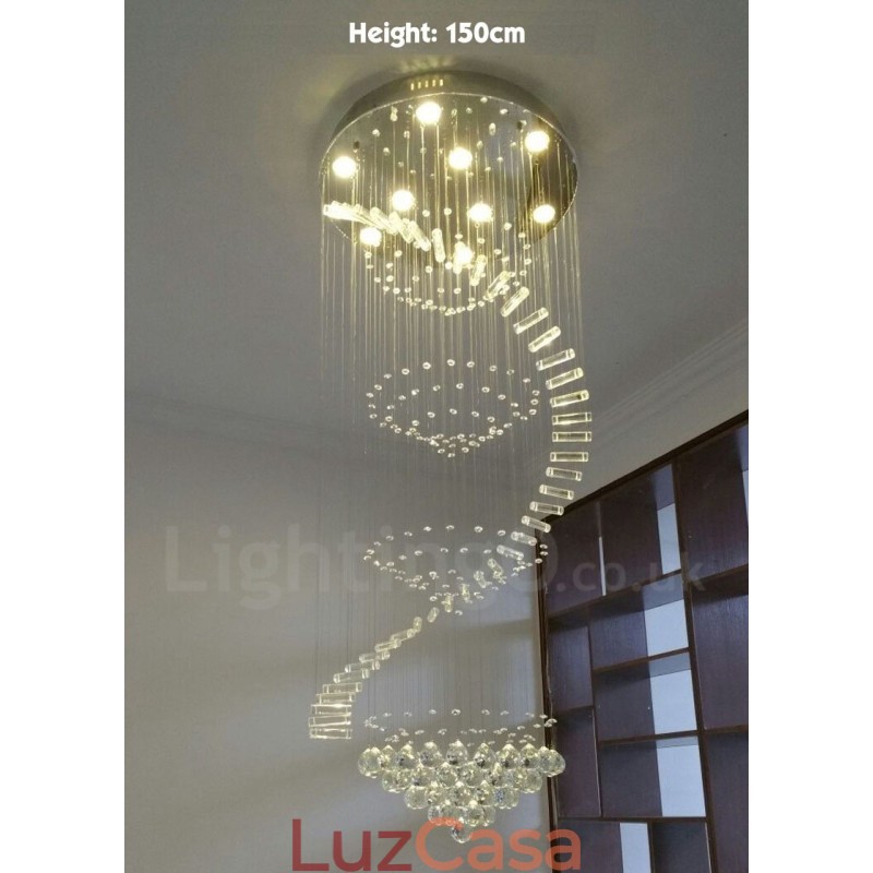 9 luzes modernas k9 cristal teto pingente luz interior lustre iluminação lâmpadas luminárias