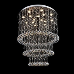 15 Luzes Modernas K9 Cristal Teto Pendente Luz Interior Lustre Iluminação Lâmpadas Luminárias