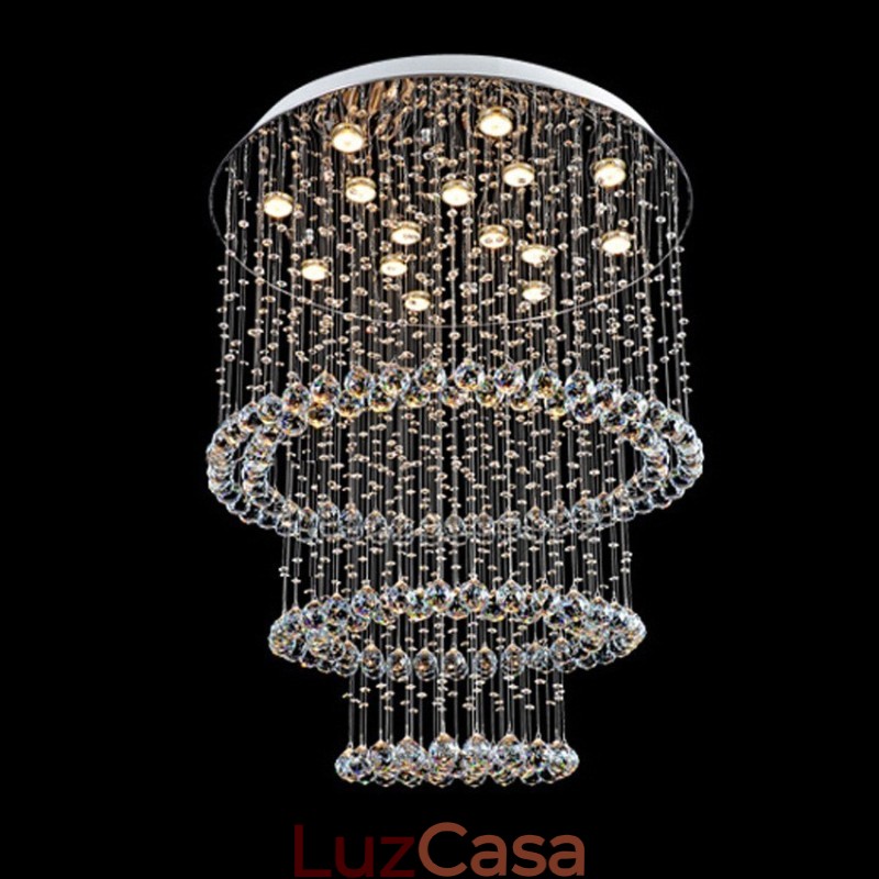 15 Luzes Modernas K9 Cristal Teto Pendente Luz Interior Lustre Iluminação Lâmpadas Luminárias