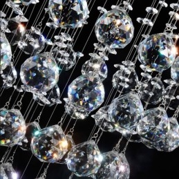 15 Luzes Modernas K9 Cristal Teto Pendente Luz Interior Lustre Iluminação Lâmpadas Luminárias