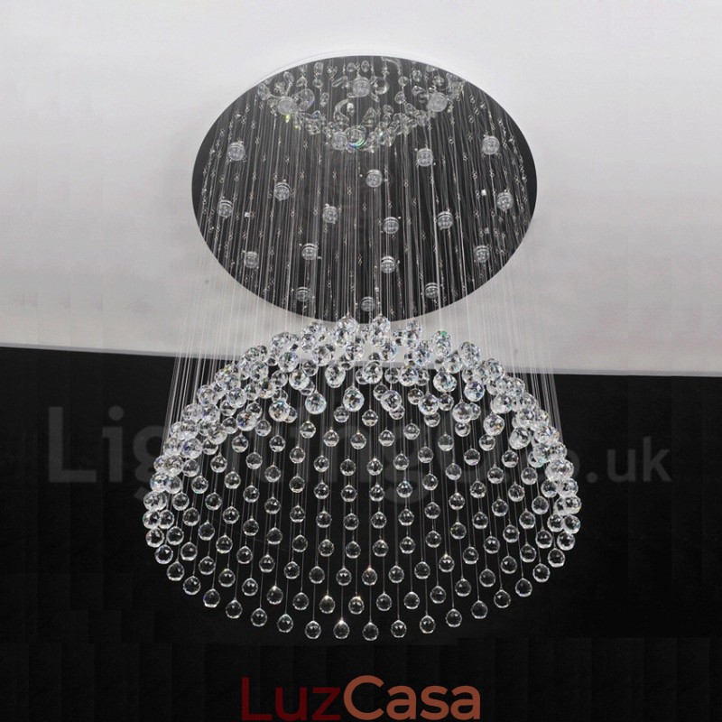 21 Luzes Modernas K9 Cristal Teto Pendente Luz Interior Lustre Iluminação Lâmpadas Luminárias