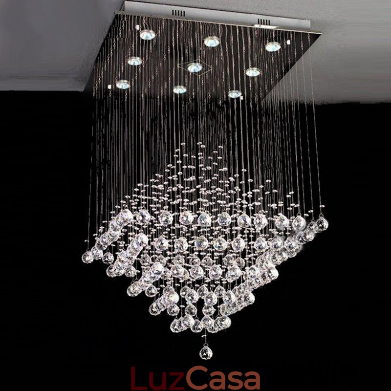 9 luzes modernas k9 cristal teto pingente luz interior lustre iluminação lâmpadas luminárias