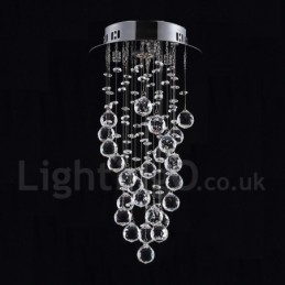 1 Luz Moderna K9 Cristal Teto Pendente Luz Interior Lustre Iluminação Lâmpadas Luminárias