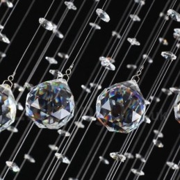 7 Luzes Modernas K9 Cristal Teto Pendente Luz Interior Lustre Iluminação Lâmpadas Luminárias